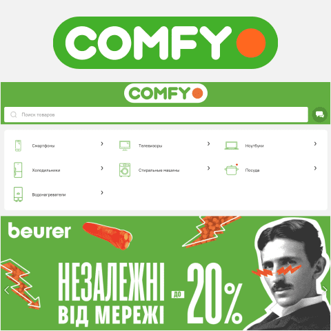 Промокоди Comfy